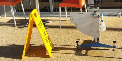 Dry slip test machine