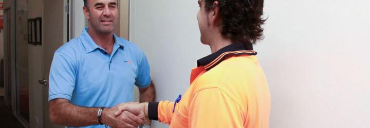 Brent consulting with client